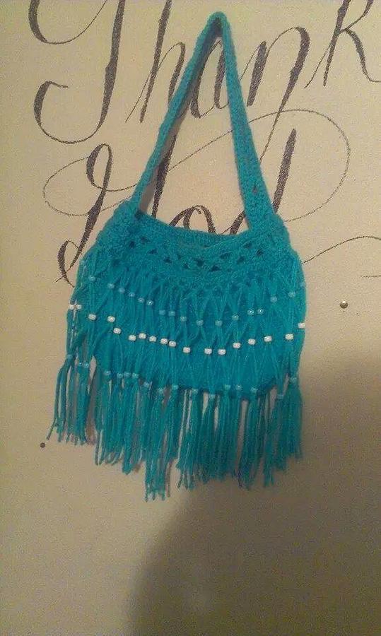 Groovy beaded bag