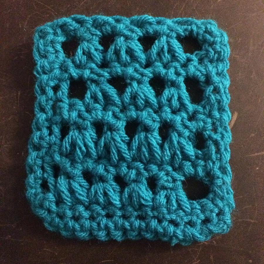 Coaster No. 1 (Stitches Week 2: Triangle Stitch