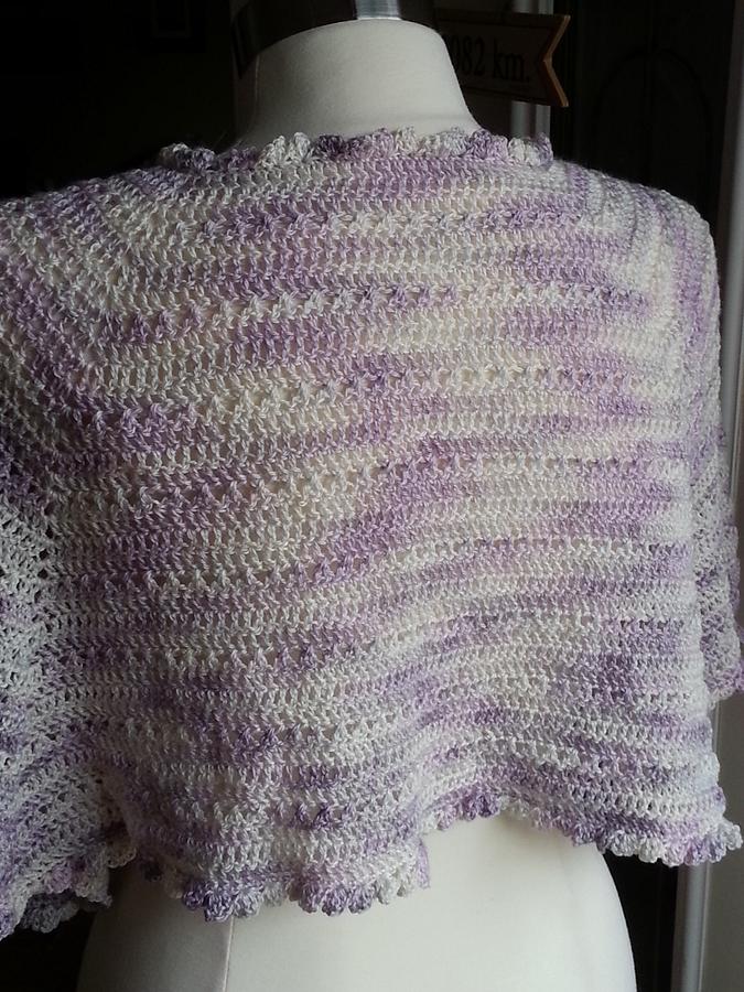 Lavender Ice Cream Shawlette