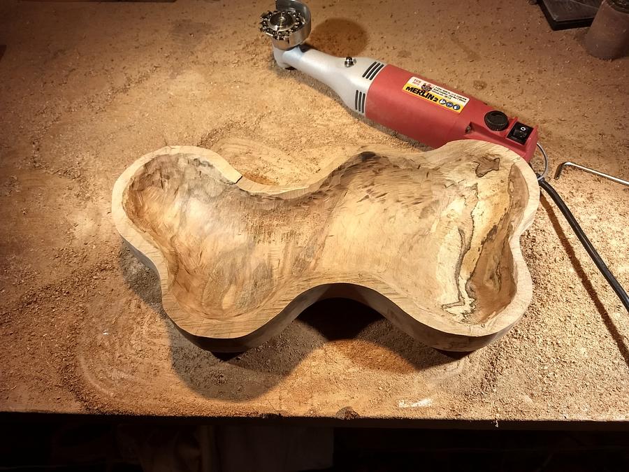 Salted maple bowl