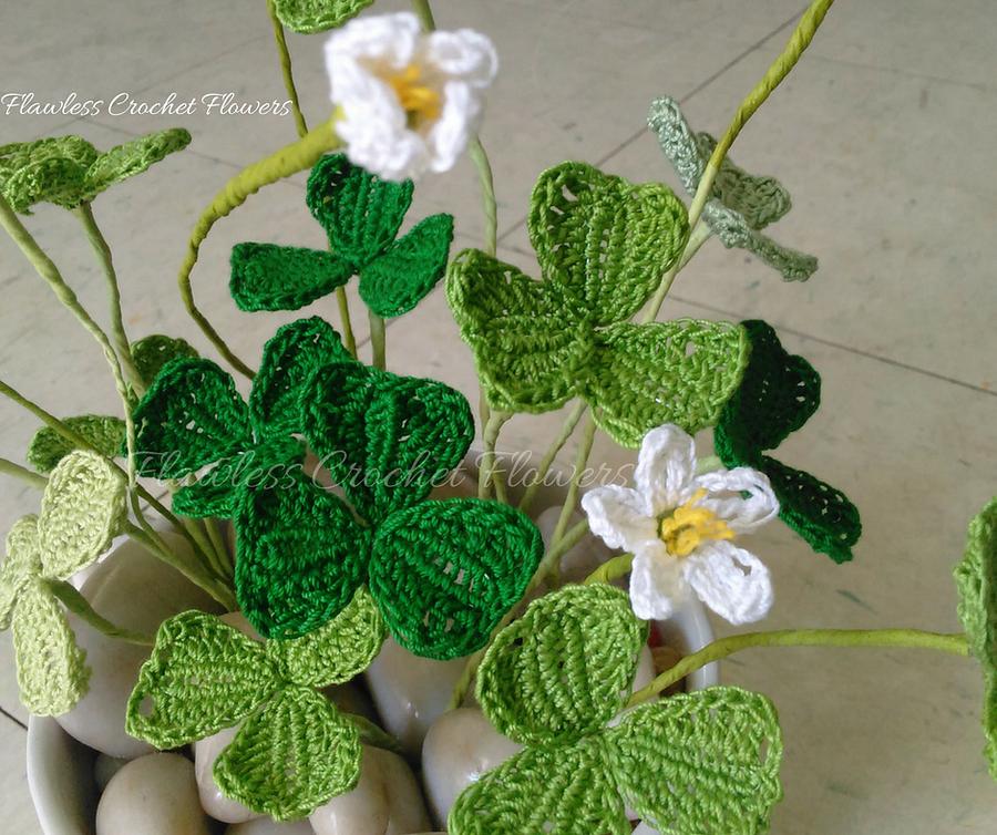 Crochet Spring Shamrocks