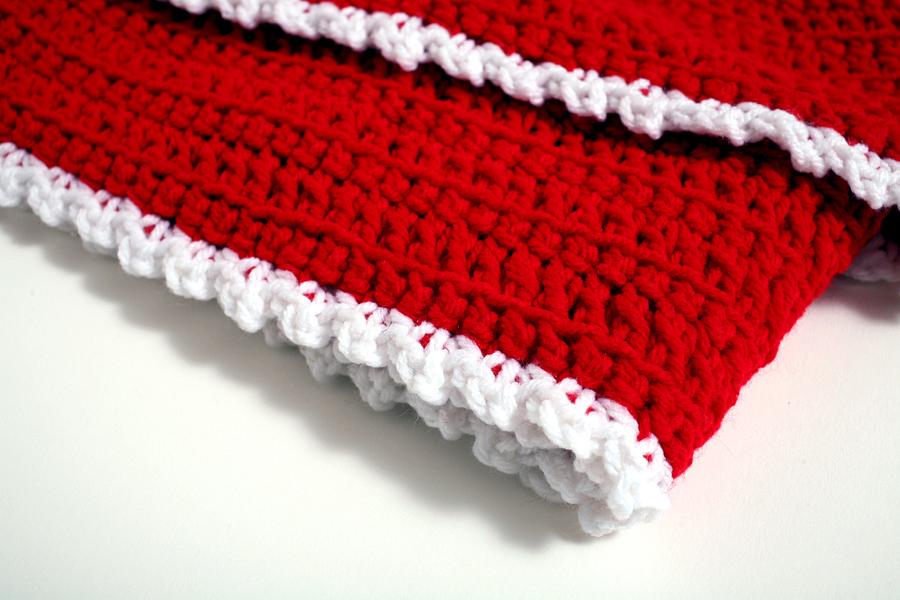 Cherry Red Fall/Winter Ladies Scarf