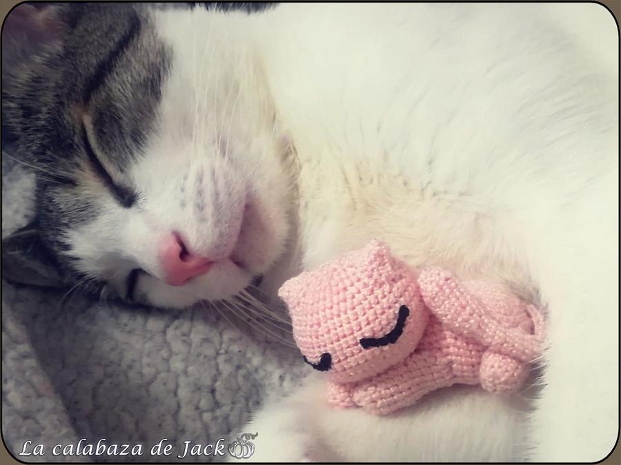 Sleepy Mew Amigurumi - Pokemon - La Calabaza de Jack