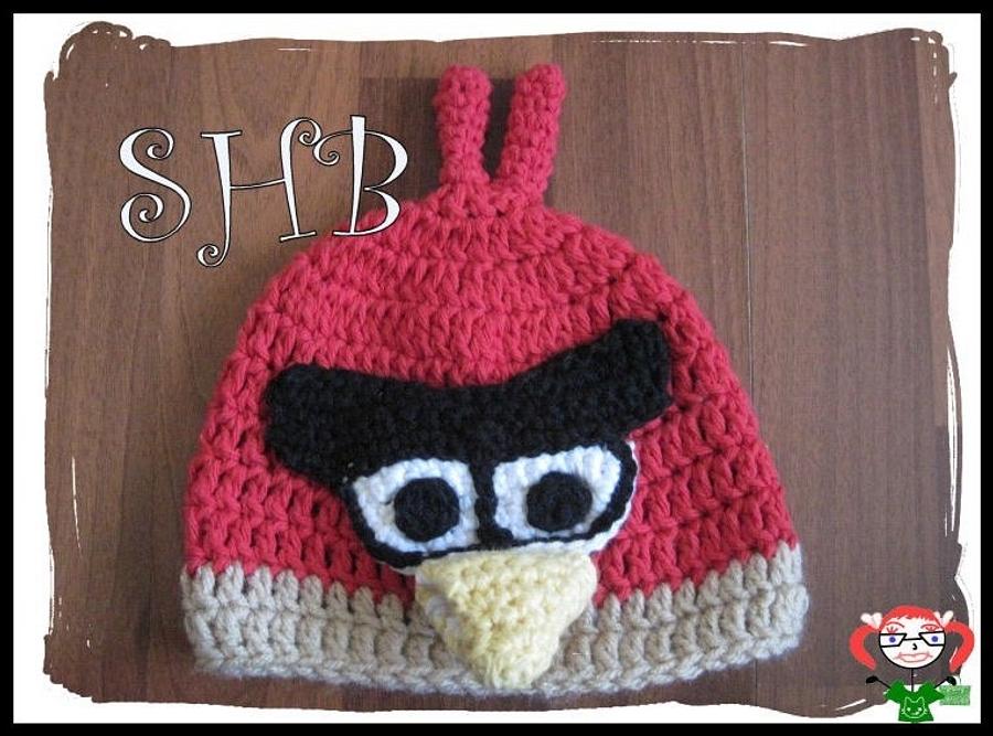 Not So Happy Birds Crochet Hats