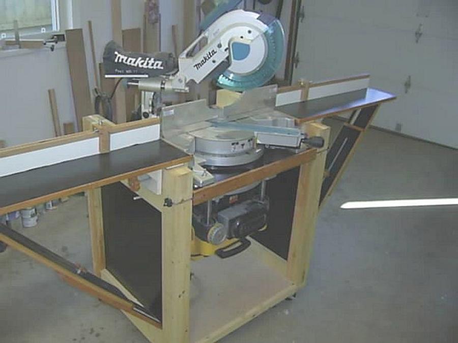 rotating planer/mitersaw stand