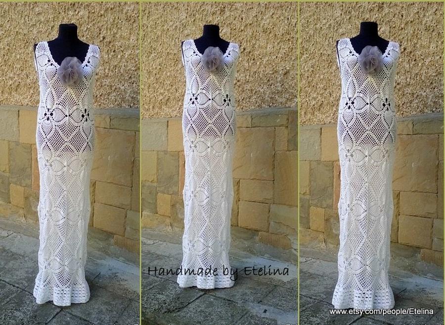 Wedding Dress, Crochet Lace Dress, Wedding Dress Boho, Sexy Beach Wedding Dress, Bridal Dress,