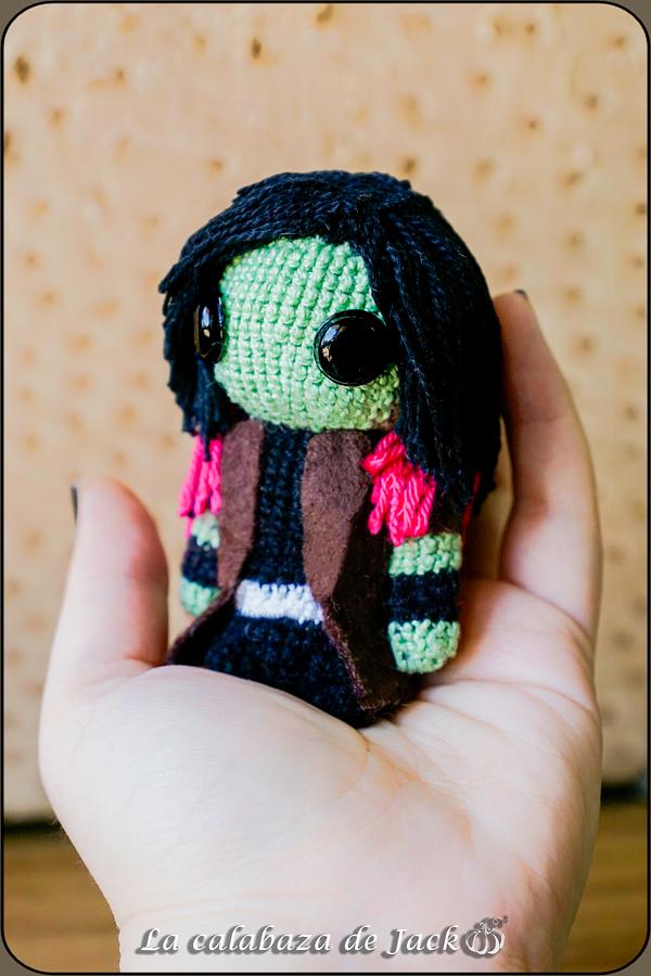 Gamora Amigurumi - Marvel - La Calabaza de Jack