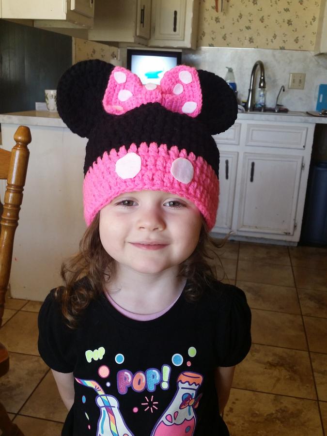 My daughter hat I made her