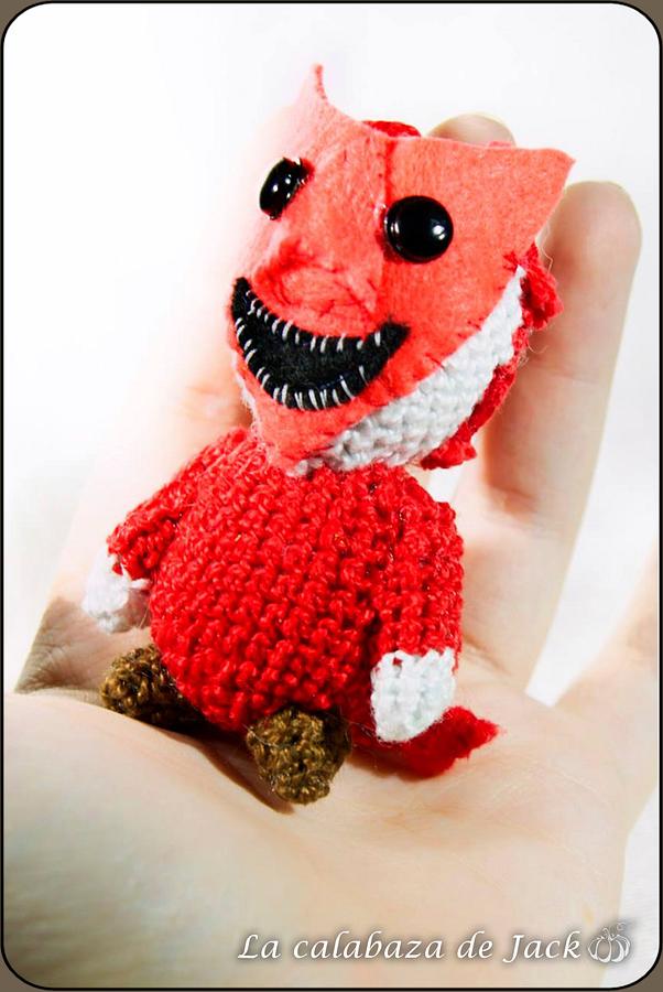 Lock Amigurumi - Nightmare before christmas - La Calabaza de Jack