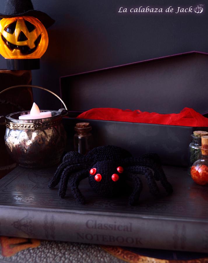 Spider Amigurumi - La Calabaza de Jack