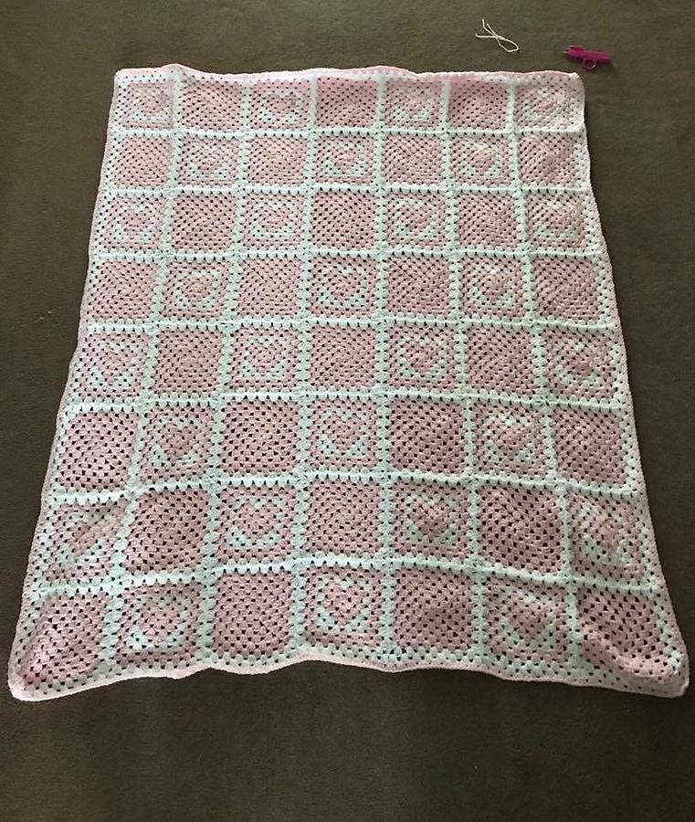 Baby Girl Cot Blanket