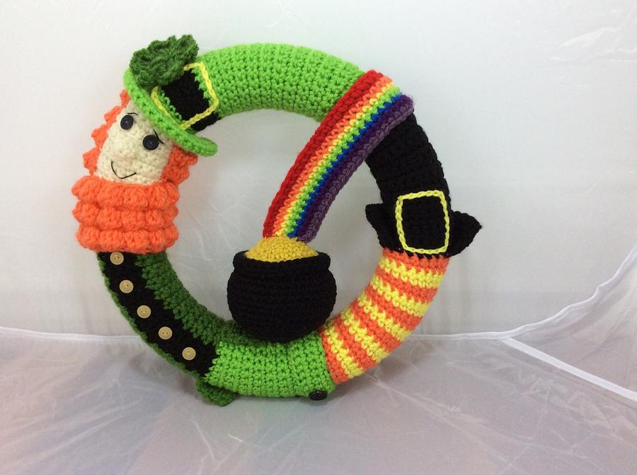 St Patrick's day wreath