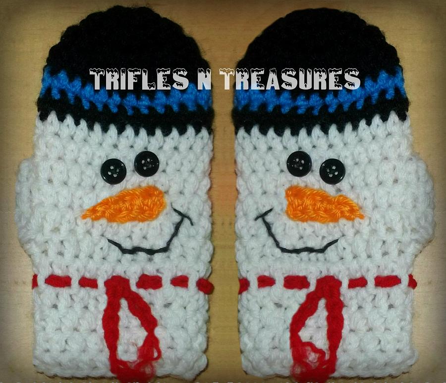 Snowman Mittens