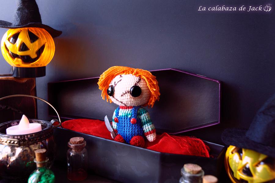 Chucky Amigurumi - La Calabaza de Jack