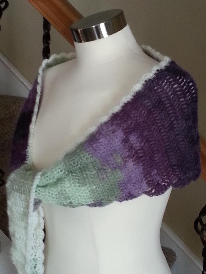 Lavender Sachet Shawlette