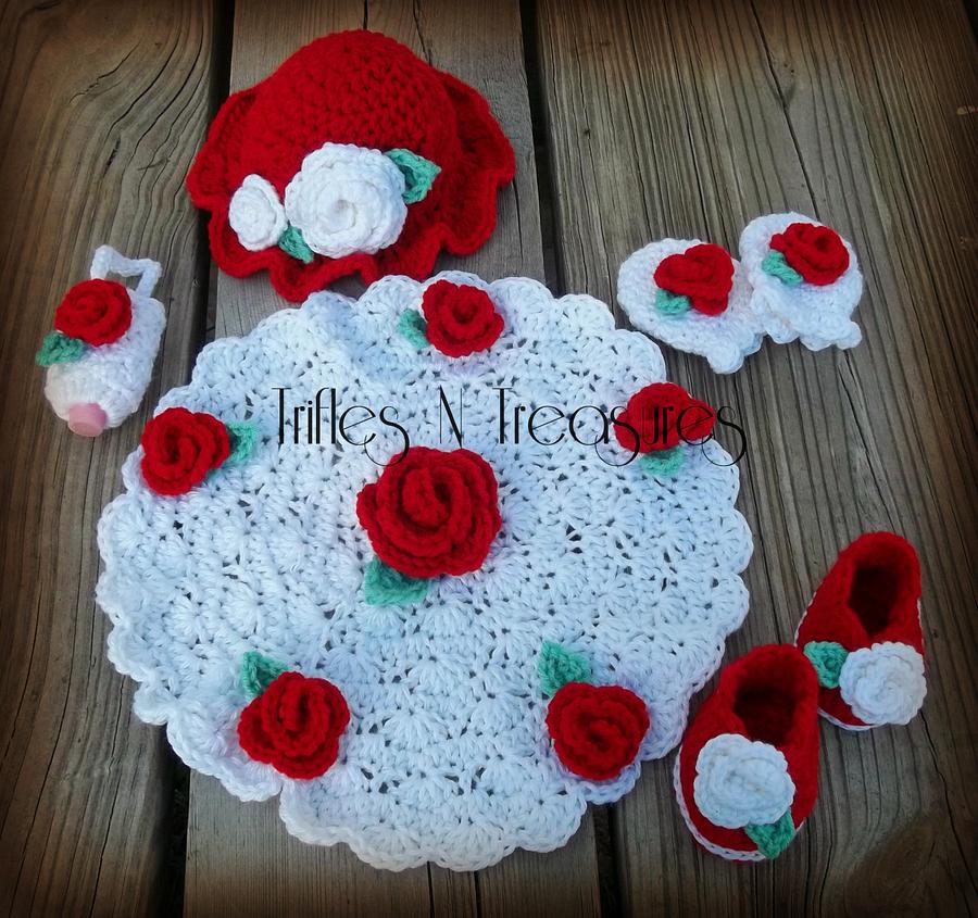 Newborn Treasured Rose Set