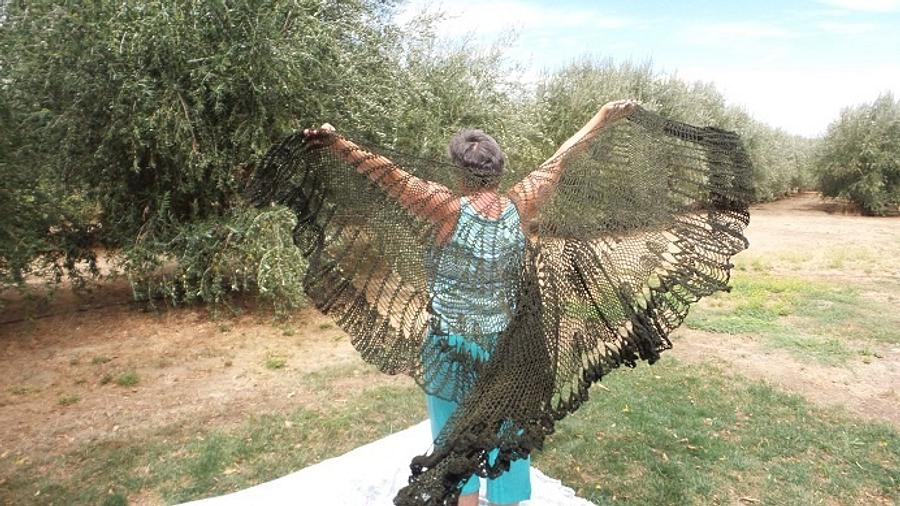 Black Swan Shawl