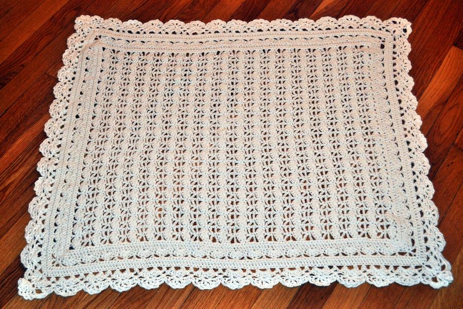 Heirloom Lace Baby Afghan