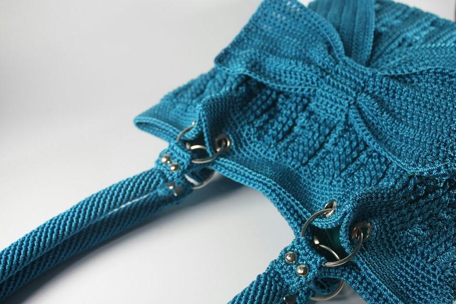 Big Bow Crochet bag