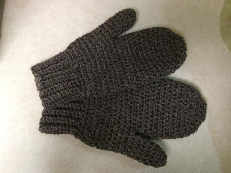 Wool Mittens for Dad