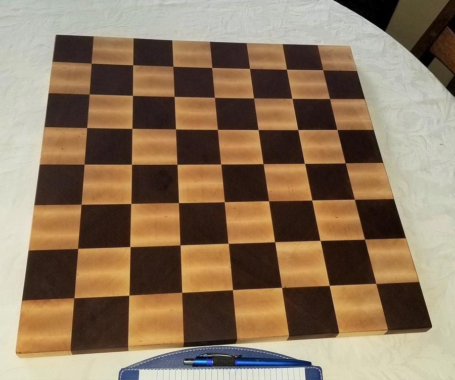 Checker or chess board.