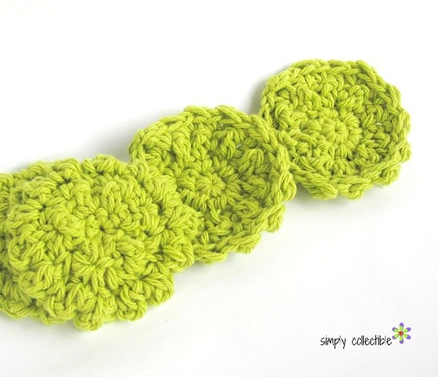 Free Pattern for Reusable Cotton Balls or Spa Scrubbie