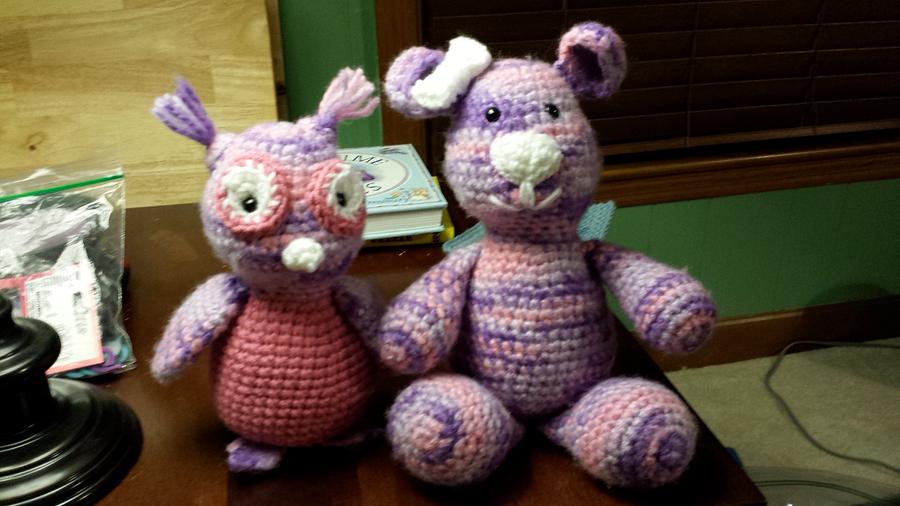 Pink and Purple Teddy Bear