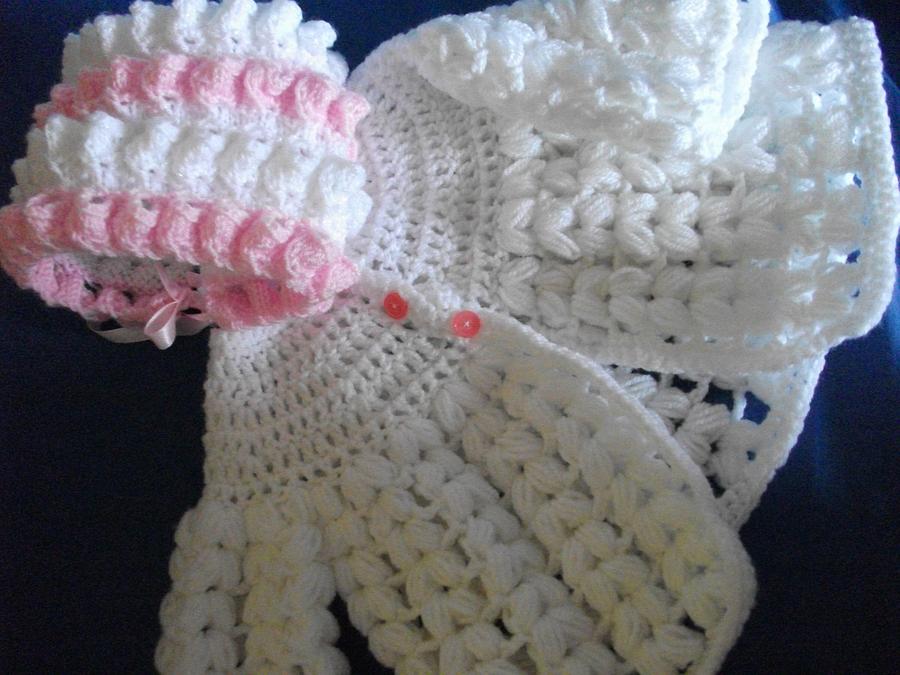 crochet matinee set