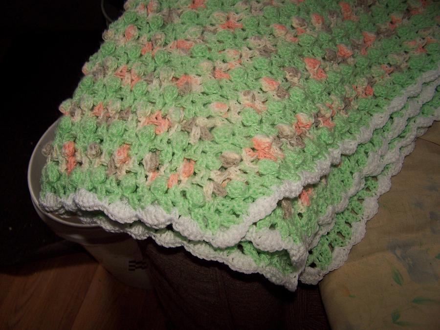 Hexagon baby blanket