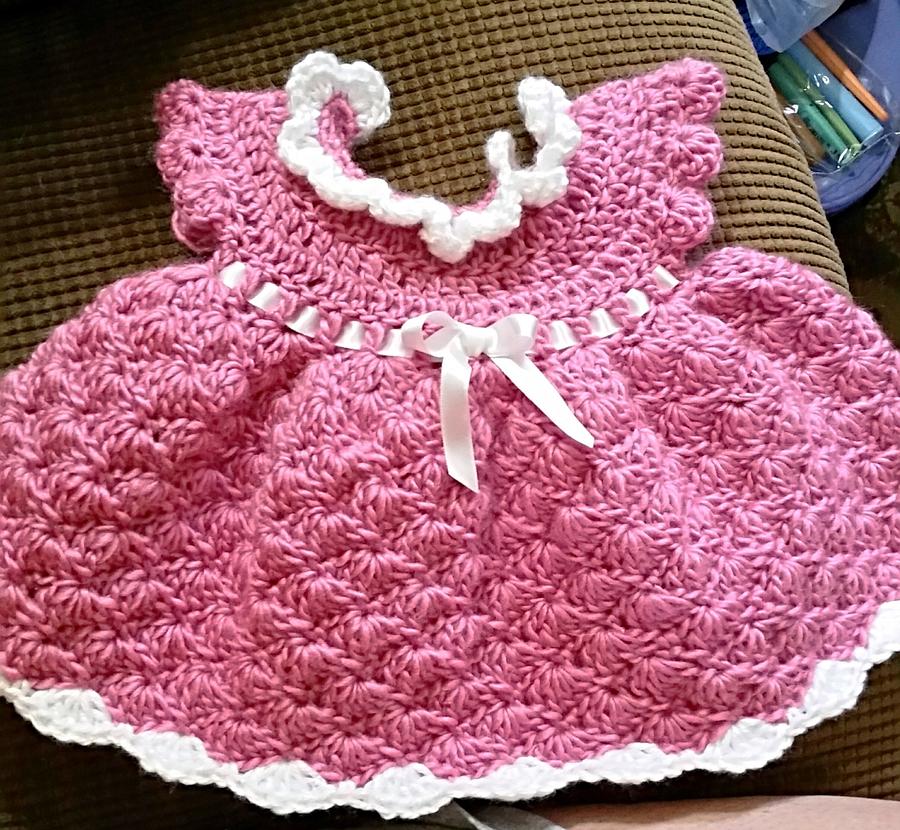 Fixed My Newborn Dress and Added a Bonnet