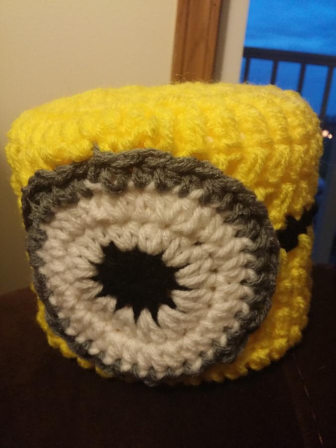 minion and evil minion toilet paper covers