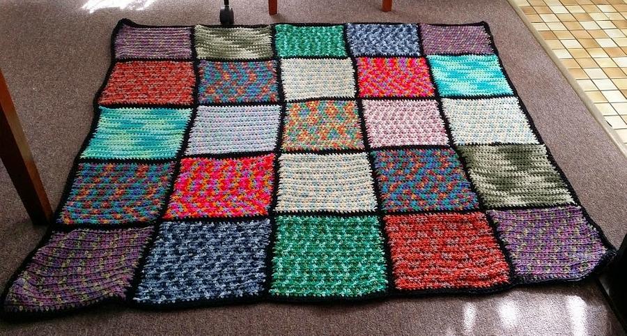 Rainbow Scrap Squares