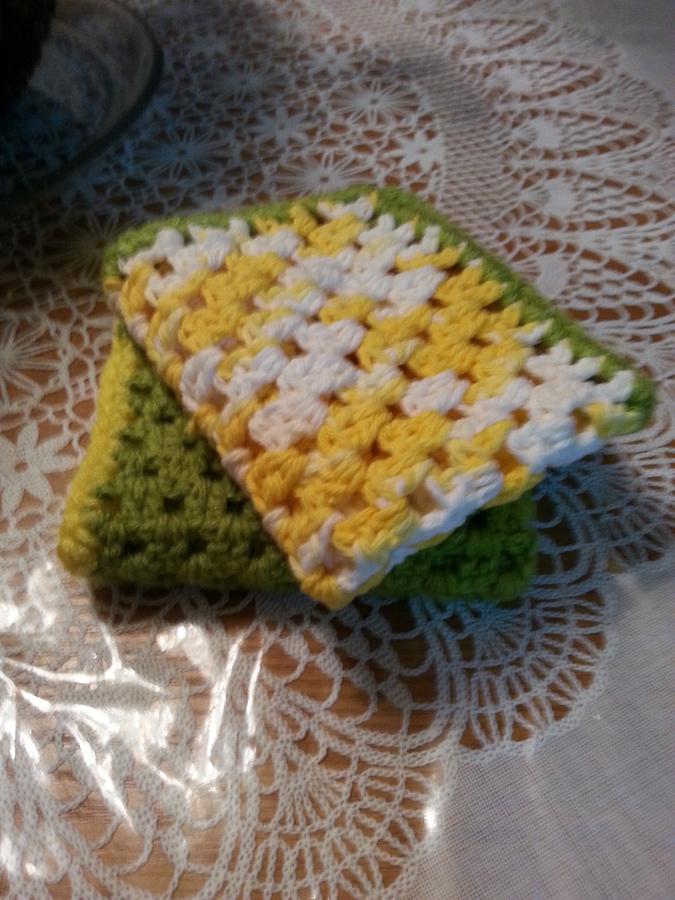 Springtime dishcloth