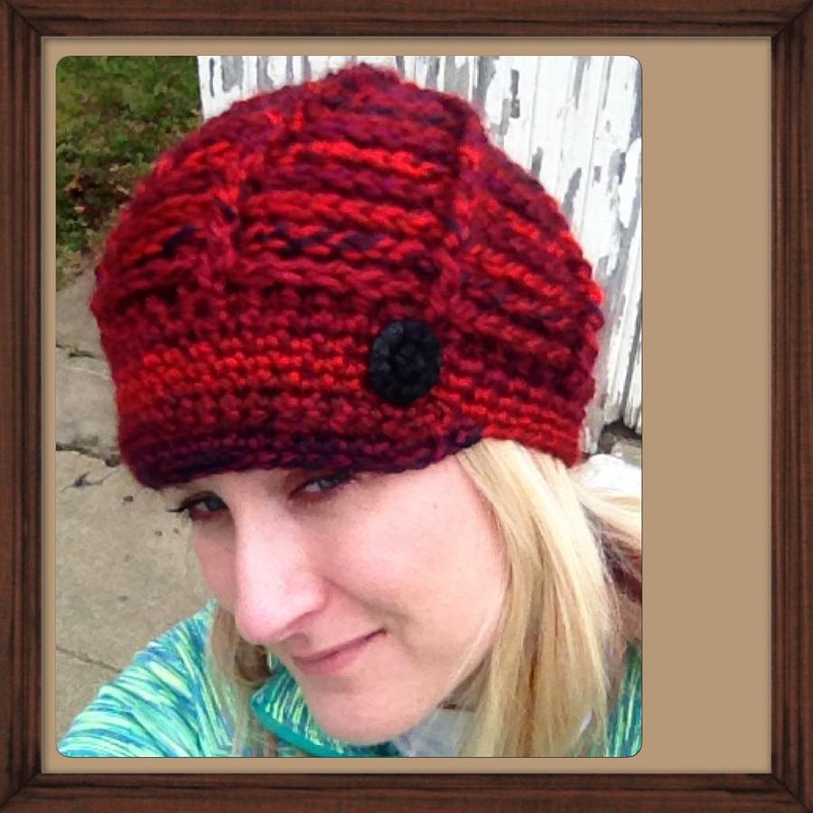 Cranberry Bliss Hat with Visor