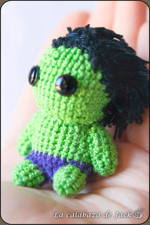 Hulk Amigurumi - Marvel - La Calabaza de Jack