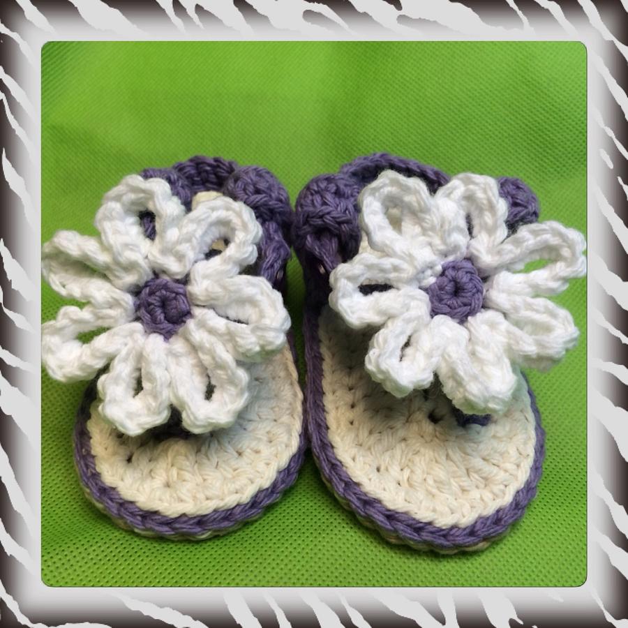 Purple Cotton Toddler Sandals