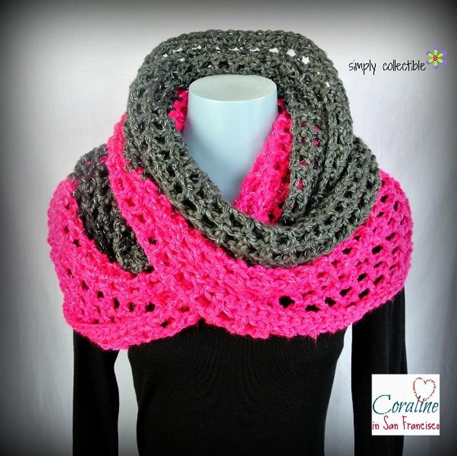 Free pattern - Coraline in San Francisco cowl wrap