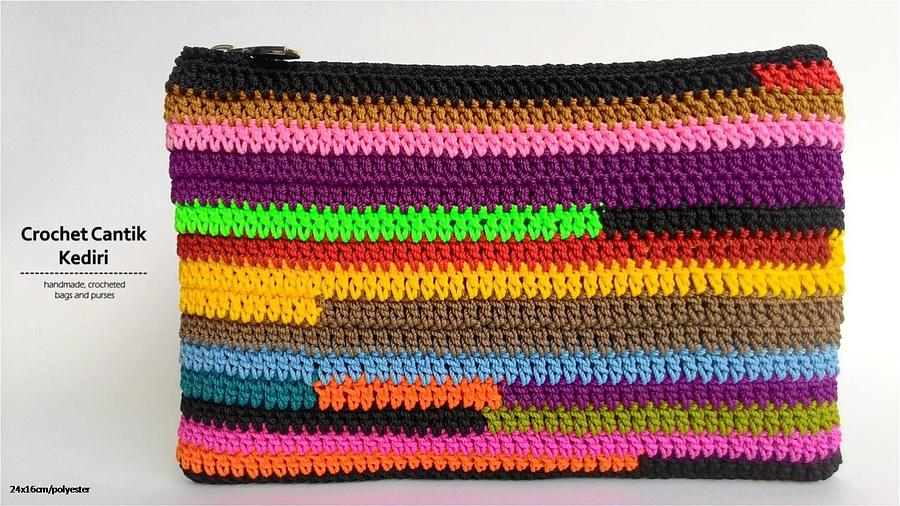 Colorful clutch