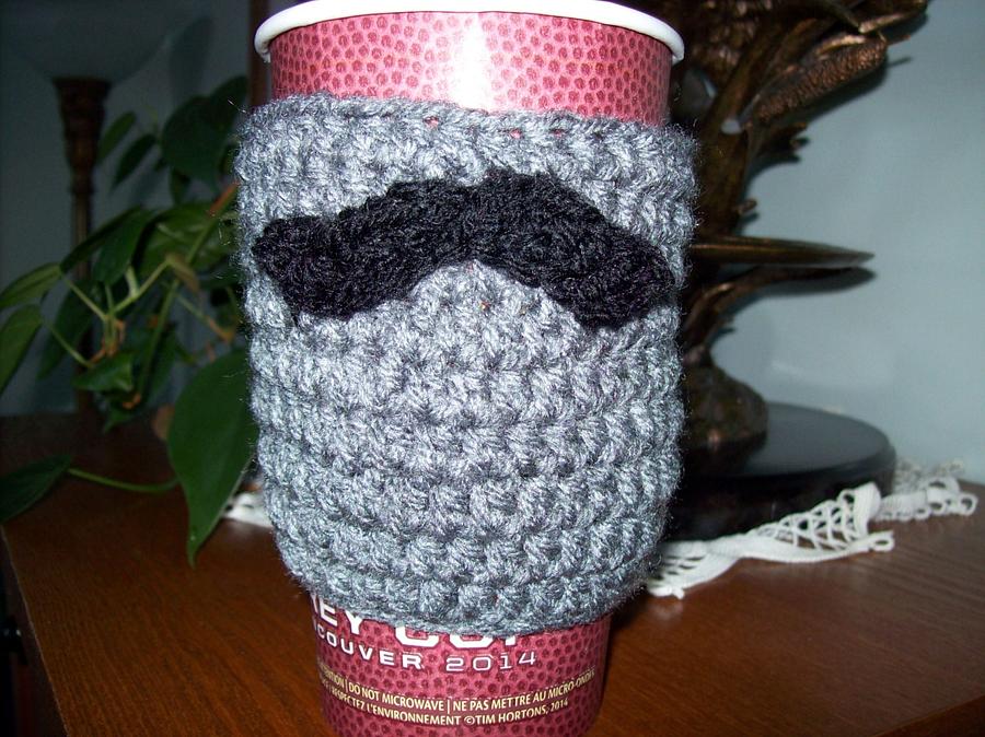 Owl cup cozies & Mustache Cozies