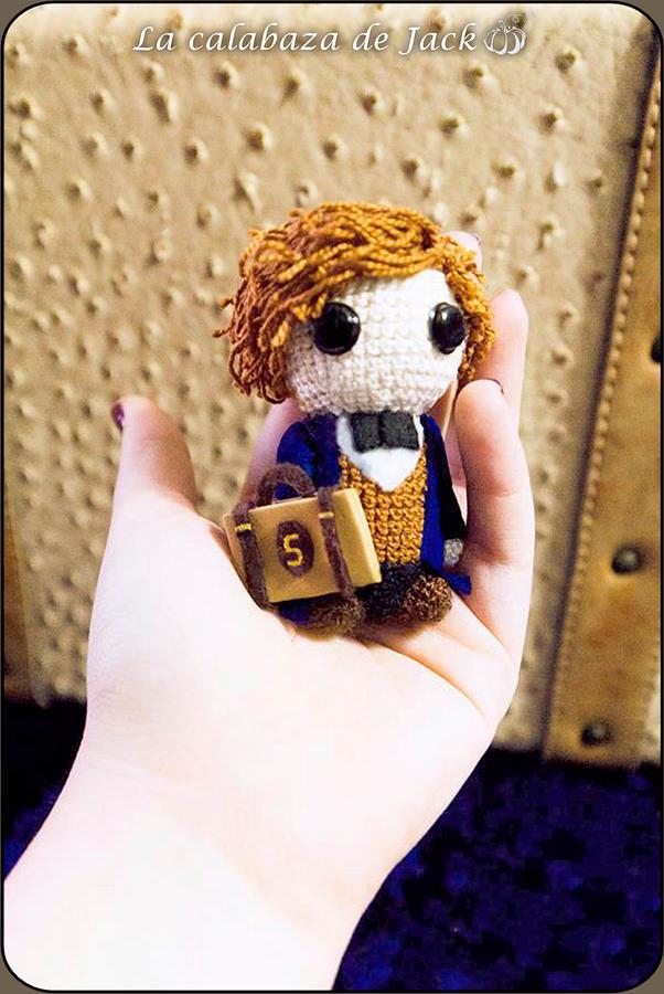 Newt Scamander Amigurumi - Fantastic Beasts - La Calabaza de Jack