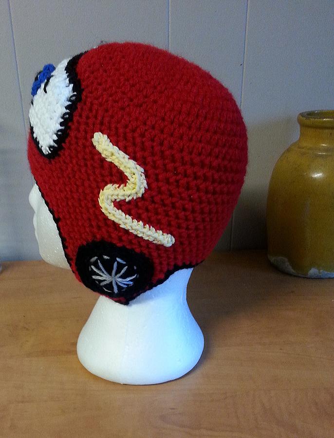 Cars inspired crocheted Hat