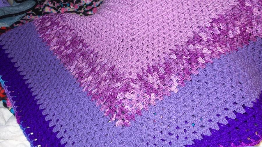 Purple Poncho I