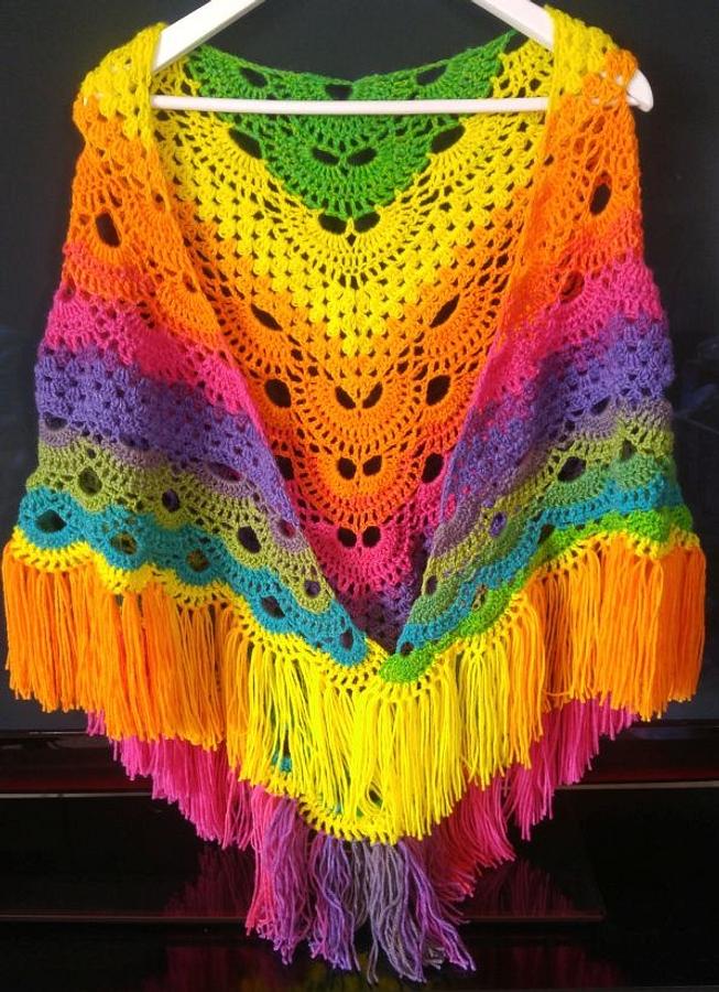 Fringed and Awesome Shawl