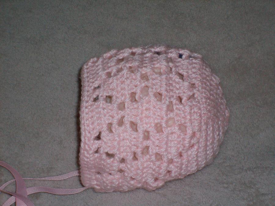 Pink Sweater and Bonnet