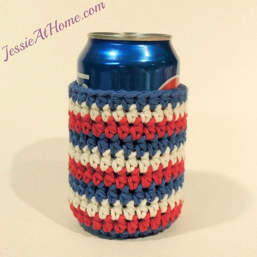 Striped Can Cozy
