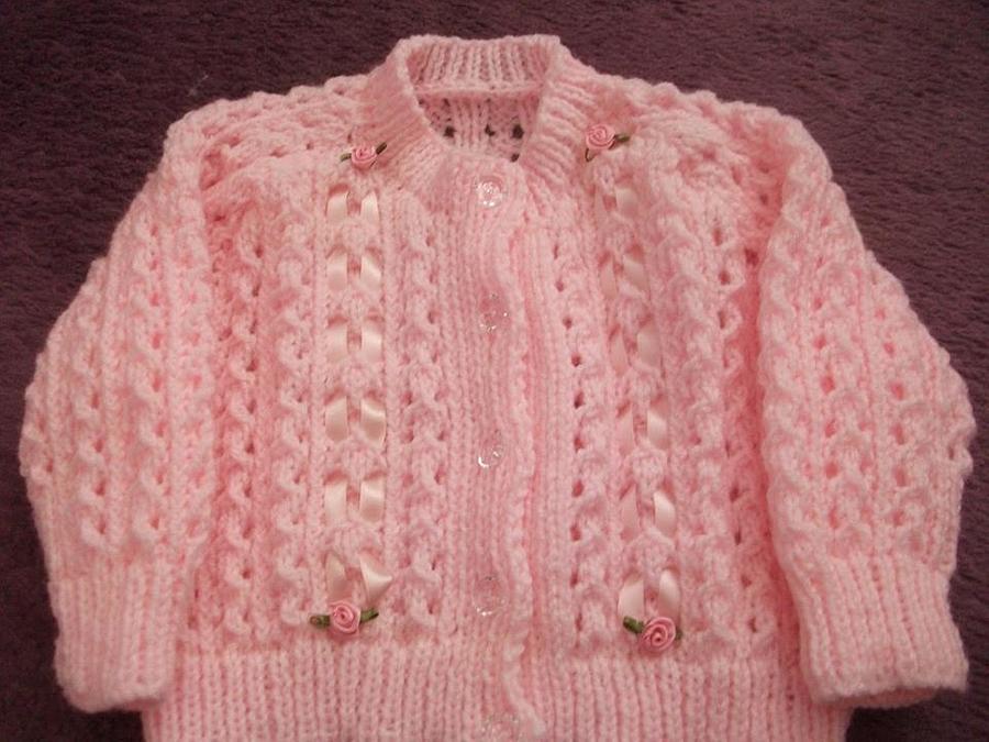 ribbon and lace cardigan