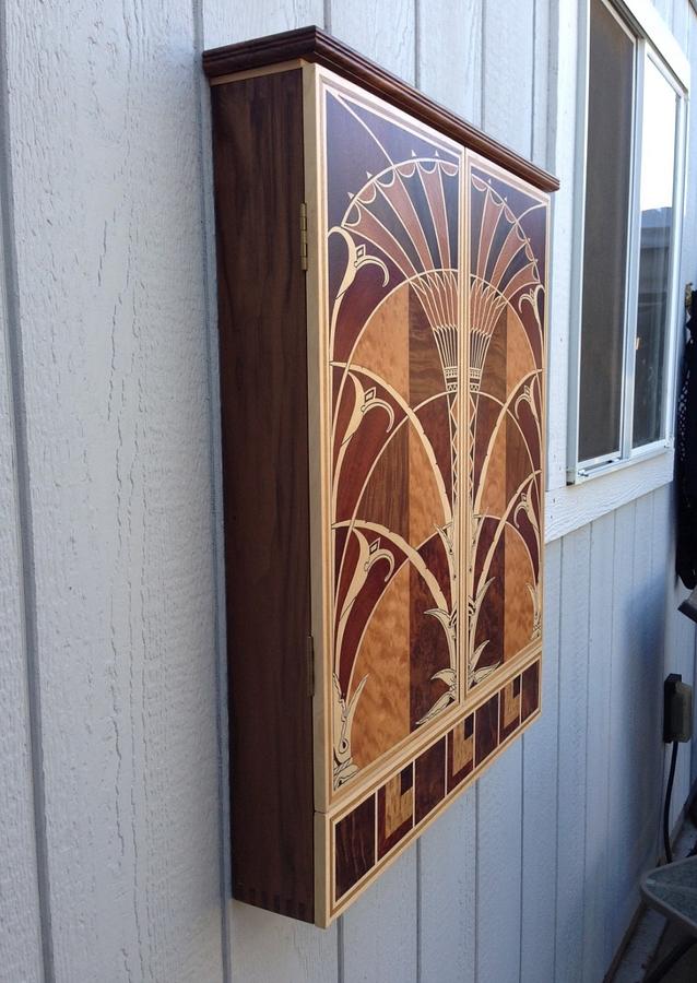 Dart Board Cabinet