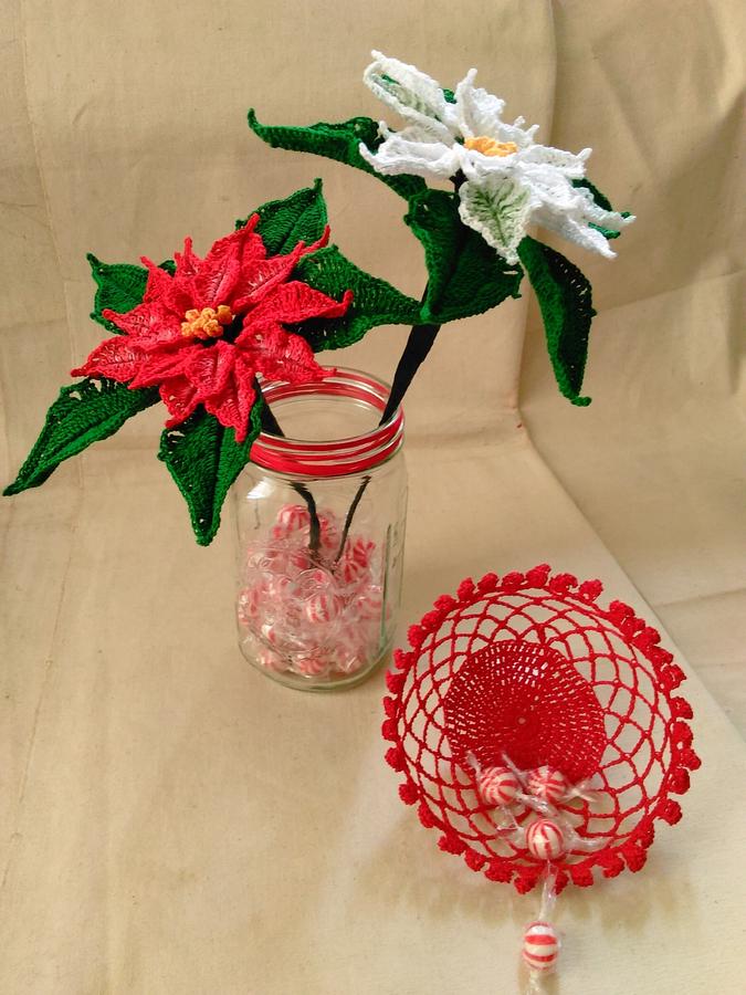 Crochet Poinsettias