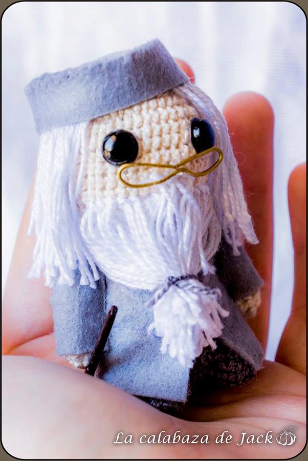 Albus Dumbledore Amigurumi - Harry Potter - La Calabaza de Jack