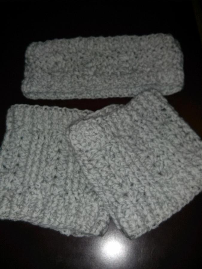 ear warmers and boot cuffs